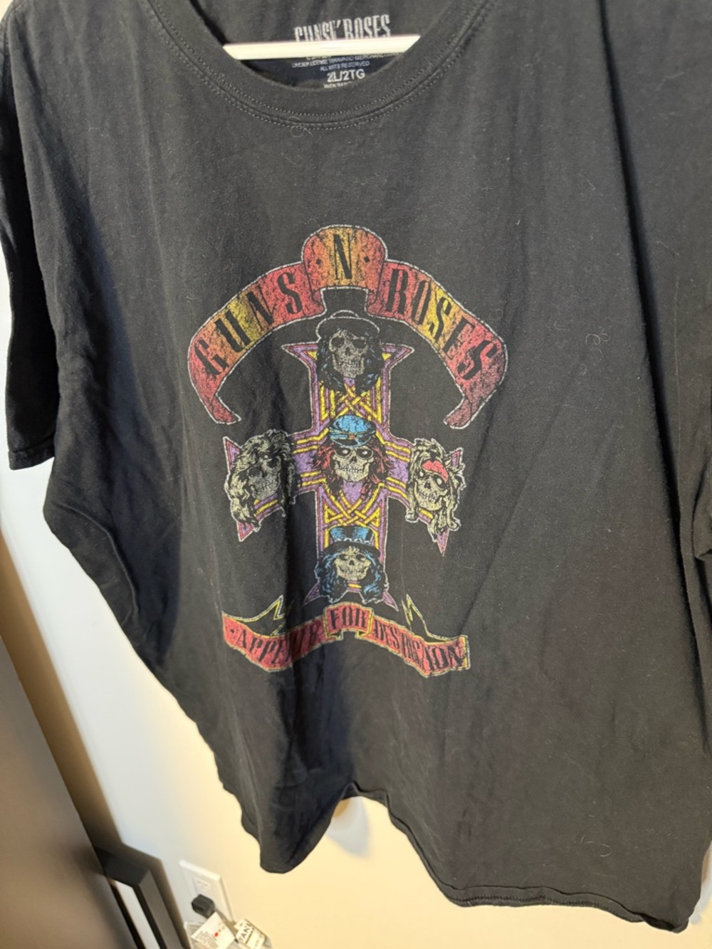 Guns n roses Black Graphic Short-Sleeve Tee